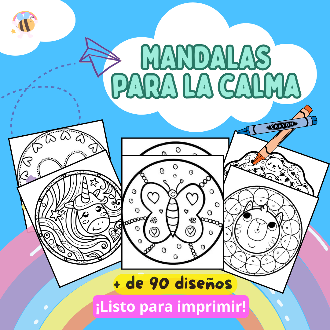 Kit Mandalas Infantiles para la Calma