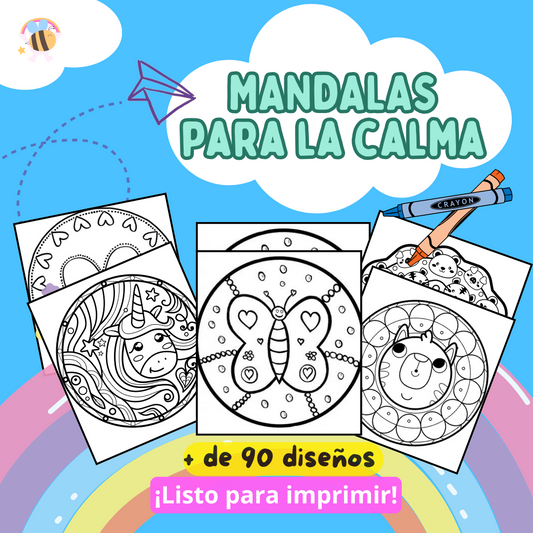 Kit Mandalas Infantiles para la Calma